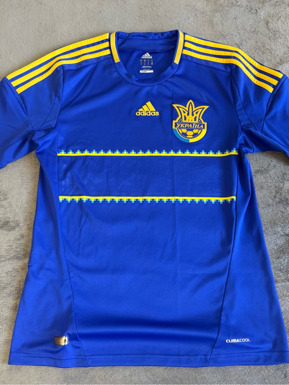 Adidas Football soccer Jersey Ukraine 2011-2013 size Medium